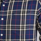 Men's Washed Cotton Band Collar Shirt