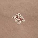 Men Slim Cotton Embroidered Oxford Shirt