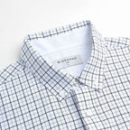 Men Slim Cotton Embroidered Oxford Shirt