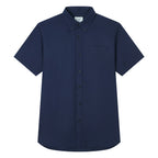 Men's Regular Fit Wrinkle-Free Short Sleeve Oxford Shirt