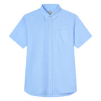 Men's Regular Fit Wrinkle-Free Short Sleeve Oxford Shirt