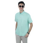 Men’s Regular Fit Wrinkle-Free Short Sleeve Oxford Shirt
