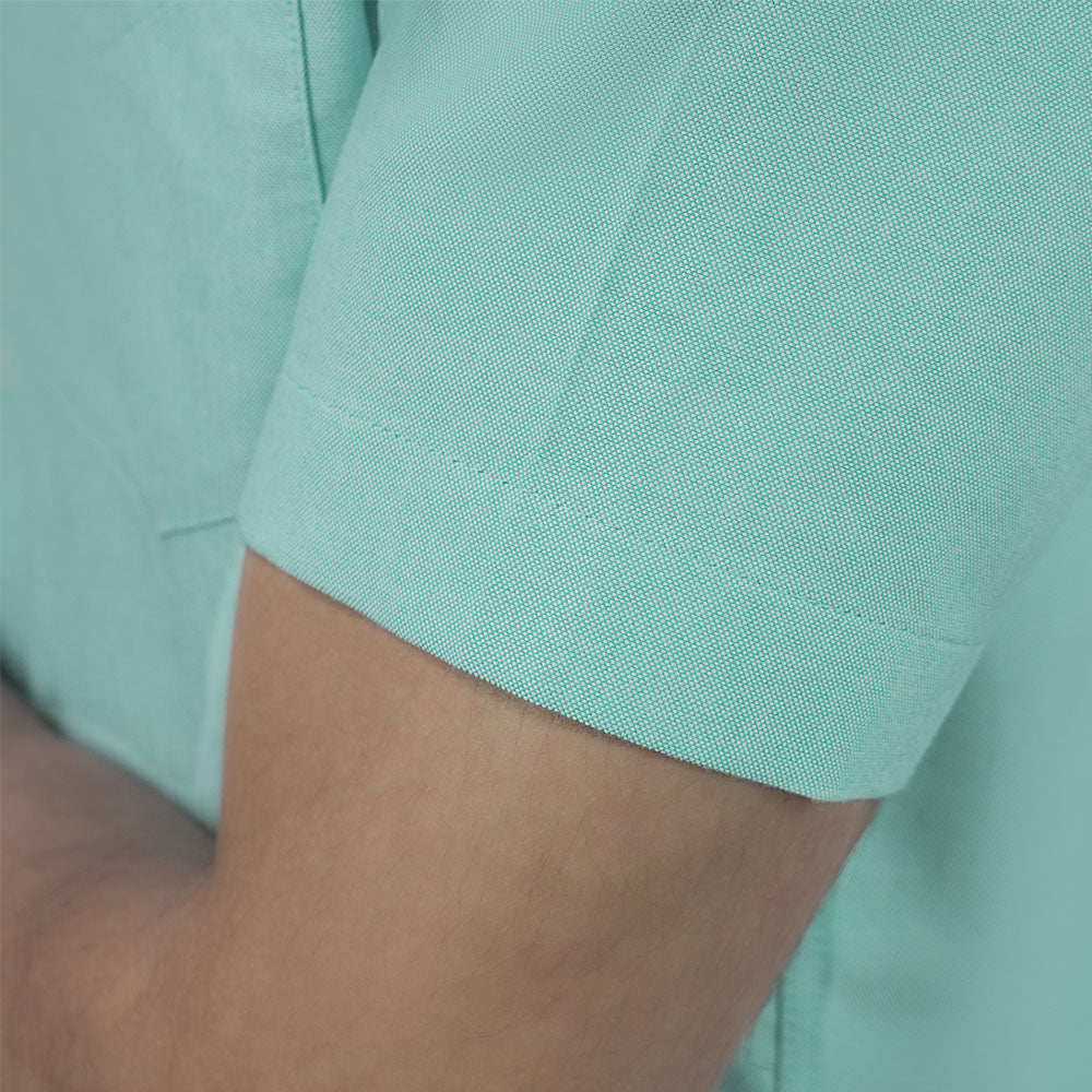 Men’s Regular Fit Wrinkle-Free Short Sleeve Oxford Shirt
