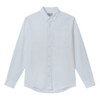 Men's Slim Linen Cotton Solid Shirt