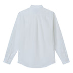 Men's Slim Linen Cotton Solid Shirt