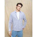 Men's Slim Linen Cotton Solid Shirt