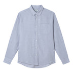 Men's Slim Linen Cotton Solid Shirt