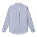 Men's Slim Linen Cotton Solid Shirt
