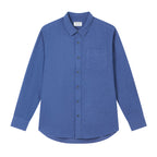 Men's Slim Linen Cotton Solid Shirt