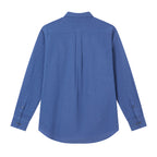 Men's Slim Linen Cotton Solid Shirt