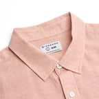 Men's Slim Linen Cotton Solid Shirt
