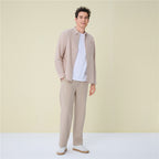 Men's Slim Linen Cotton Solid Shirt