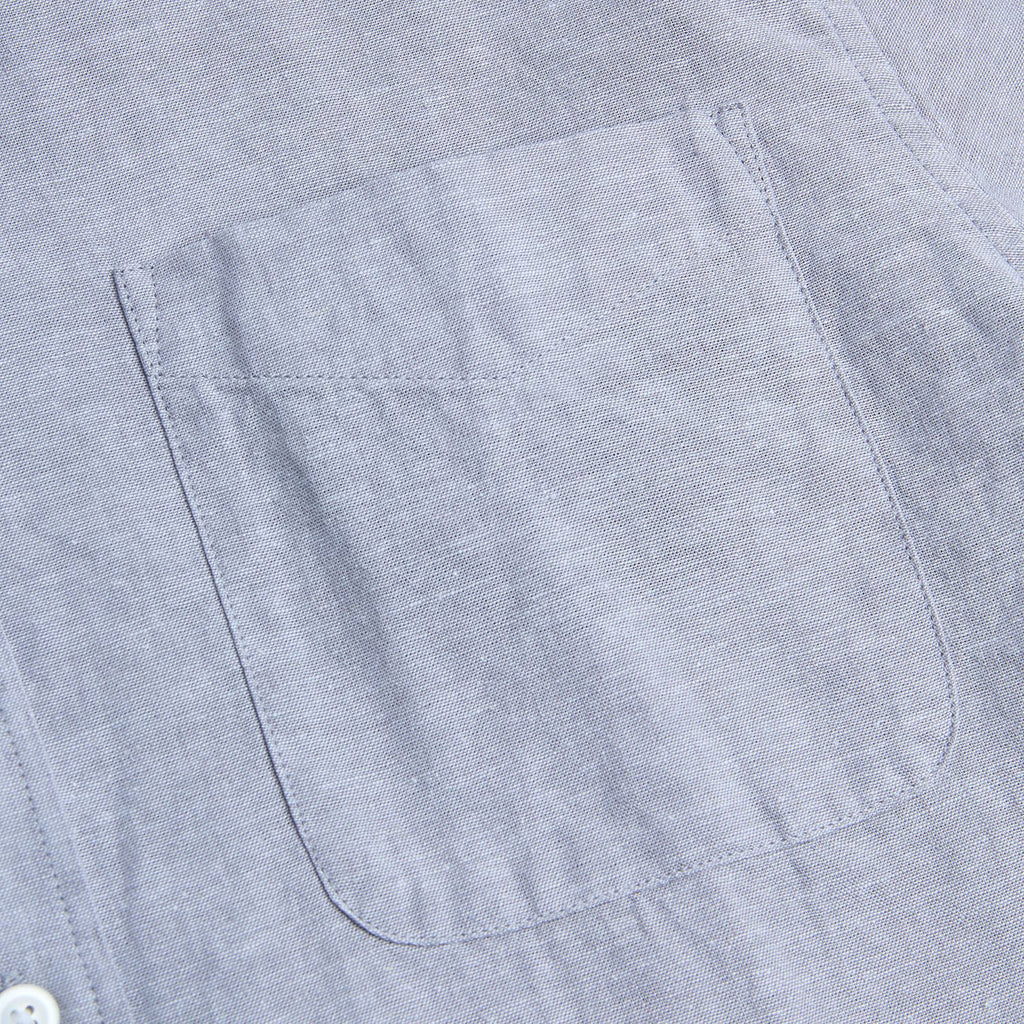 Men's Slim Linen Cotton Short-Sleeve Shirt