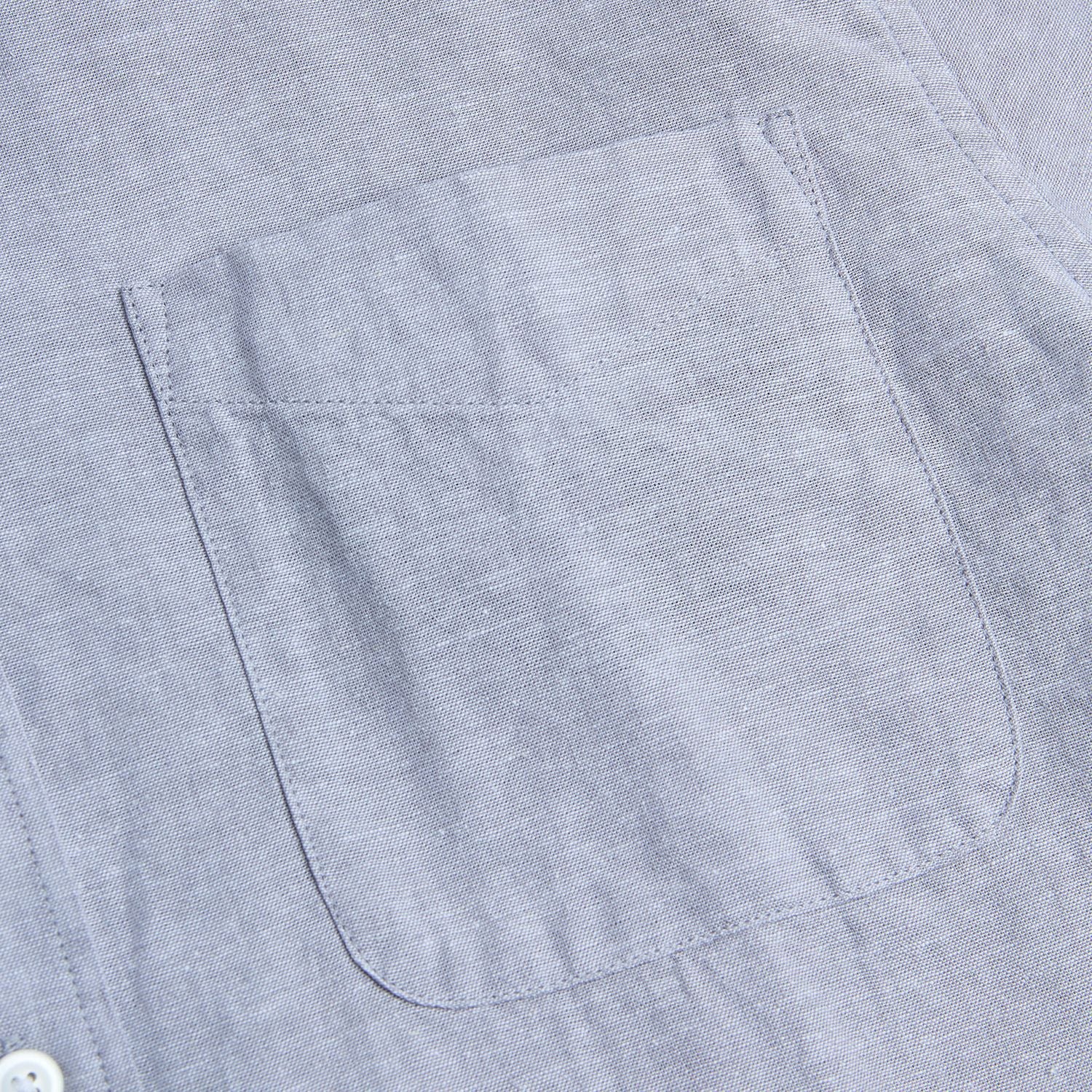 Men's Slim Linen Cotton Short-Sleeve Shirt