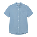 Men's Slim Linen Cotton Short-Sleeve Shirt