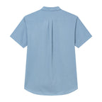 Men's Slim Linen Cotton Short-Sleeve Shirt