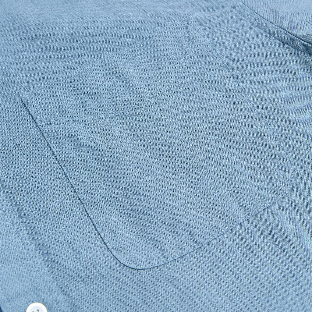 Men's Slim Linen Cotton Short-Sleeve Shirt