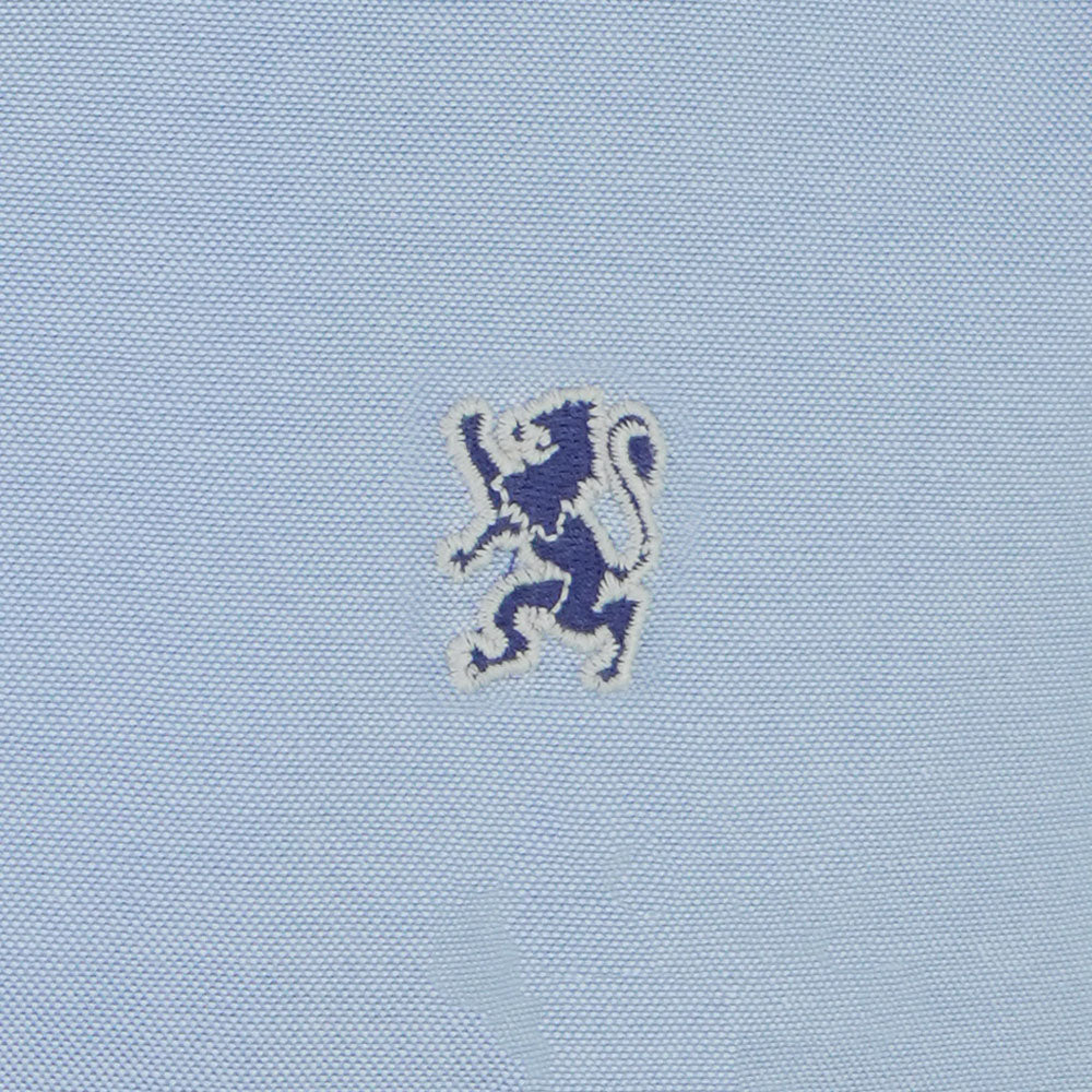 Men's Relaxed Fit Short Sleeve Lion Oxford Shirt