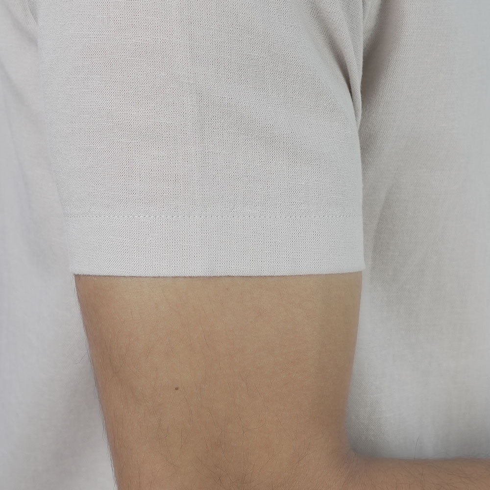 Men Slim Linen Blend Short Sleeve Shirt