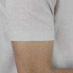 Men Slim Linen Blend Short Sleeve Shirt