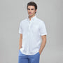 Men Wrinkle Free Short Sleeve Oxford Shirt
