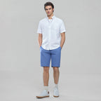 Men Wrinkle Free Short Sleeve Oxford Shirt