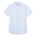 Men Wrinkle Free Short Sleeve Oxford Shirt