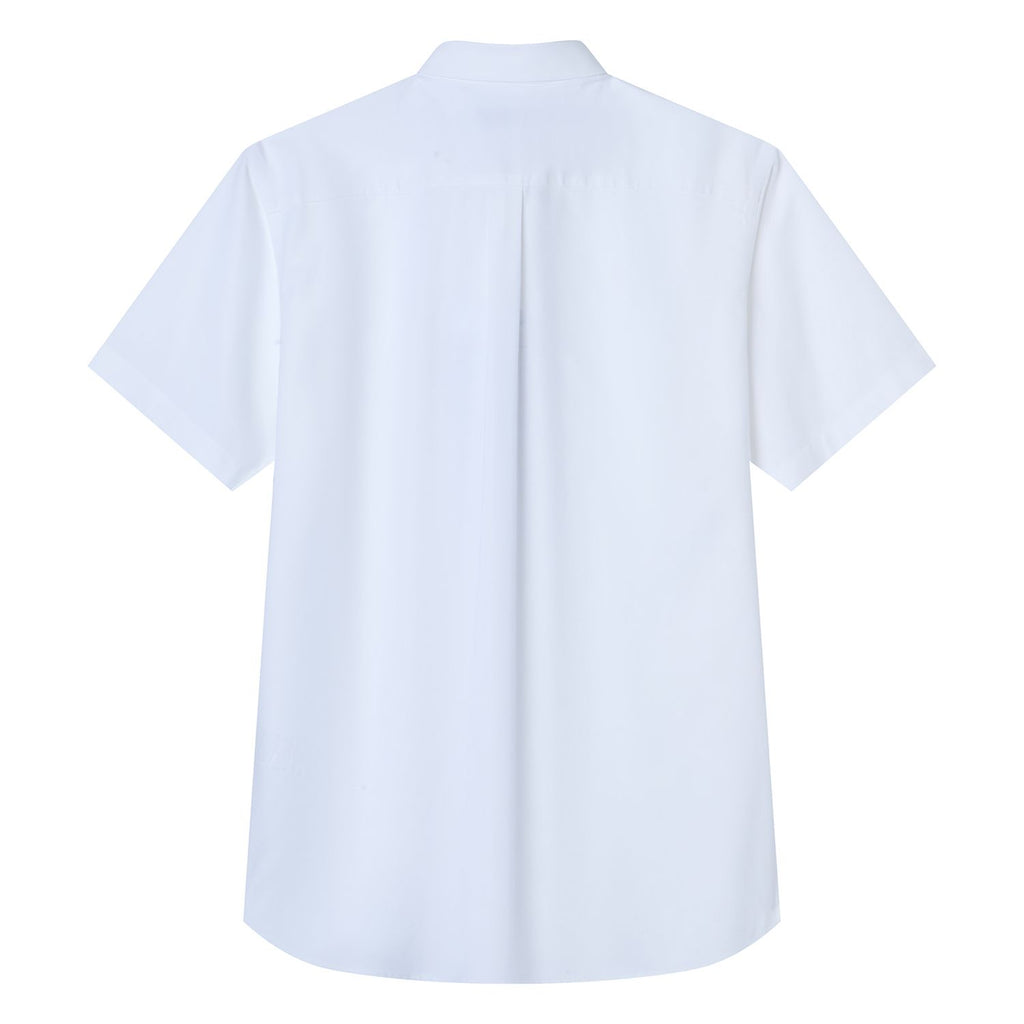 Men Wrinkle Free Short Sleeve Oxford Shirt