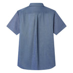Men Wrinkle Free Short Sleeve Oxford Shirt