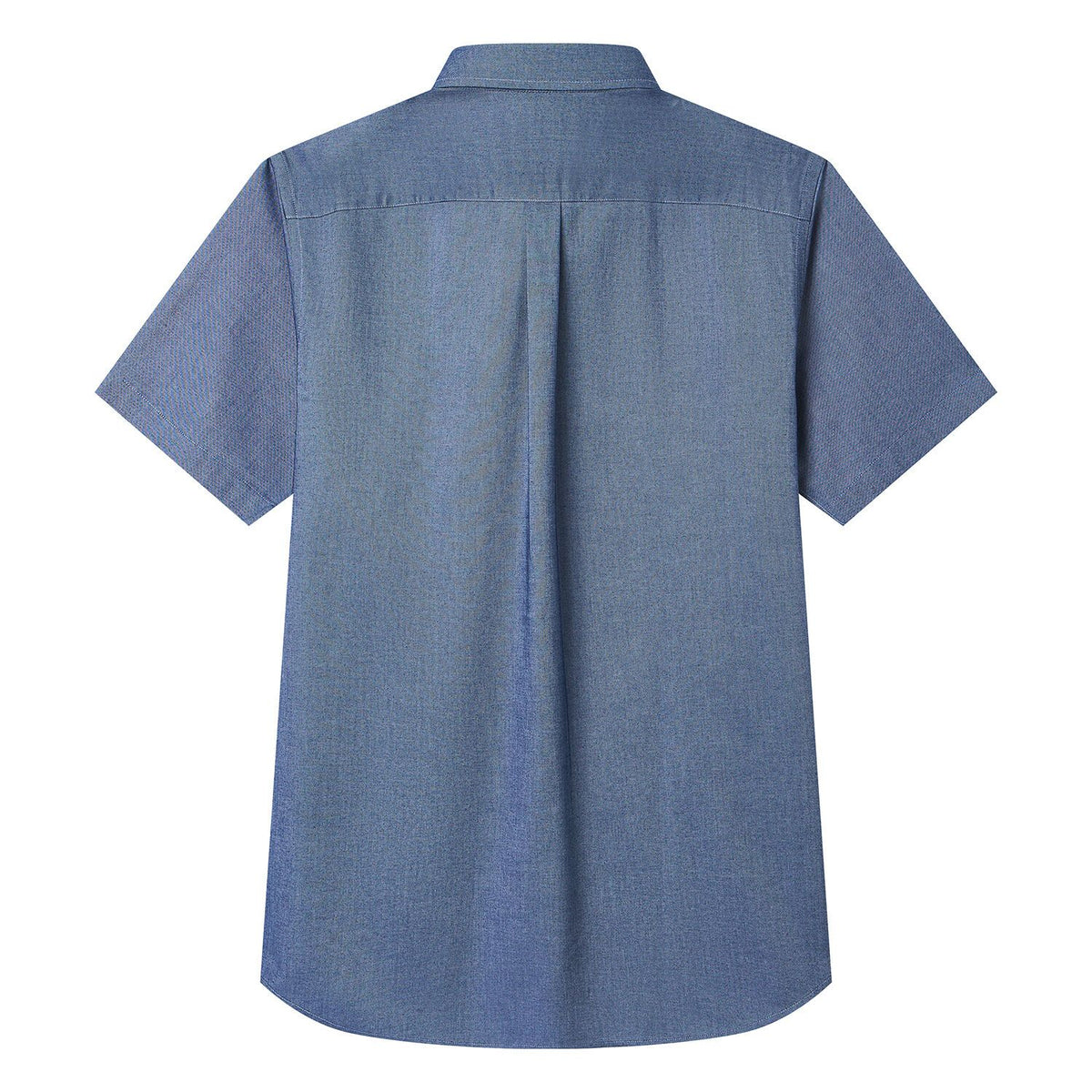 Men Wrinkle Free Short Sleeve Oxford Shirt