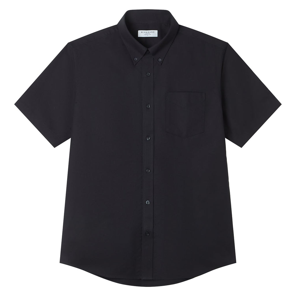 Men Wrinkle Free Short Sleeve Oxford Shirt