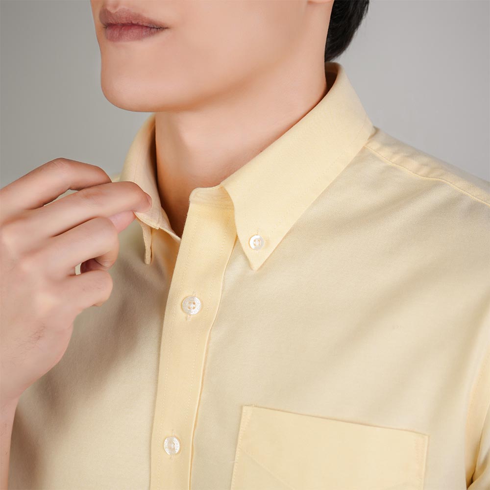 Men Wrinkle Free Short Sleeve Oxford Shirt