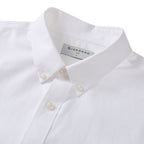 Men Slim Cotton Short Sleeve Oxford Shirt