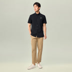 Men Slim Cotton Short Sleeve Oxford Shirt