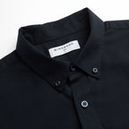 Men Slim Cotton Short Sleeve Oxford Shirt