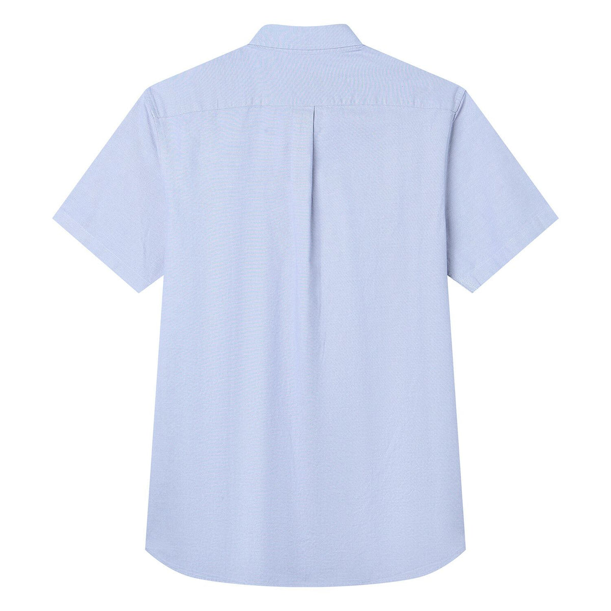 Men Slim Cotton Short Sleeve Oxford Shirt