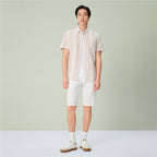 Men's Slim Linen Cotton Striped Shirt
