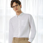 Giordano Men Wrinkle Free Shirt-White