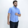 Men's Wrinkle Free Cotton Oxford Short Sleeve Shirt