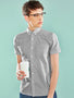Men's Wrinkle Free Cotton Oxford Short Sleeve Shirt