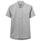 Men's Wrinkle Free Cotton Oxford Short Sleeve Shirt