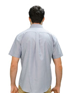 Men's Wrinkle Free Cotton Oxford Short Sleeve Shirt