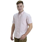 Men's Wrinkle Free Cotton Oxford Short Sleeve Shirt