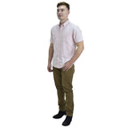Men's Wrinkle Free Cotton Oxford Short Sleeve Shirt