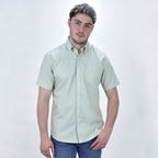 Men's Wrinkle Free Cotton Oxford Short Sleeve Shirt