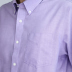 Men's Wrinkle Free Cotton Oxford Short Sleeve Shirt