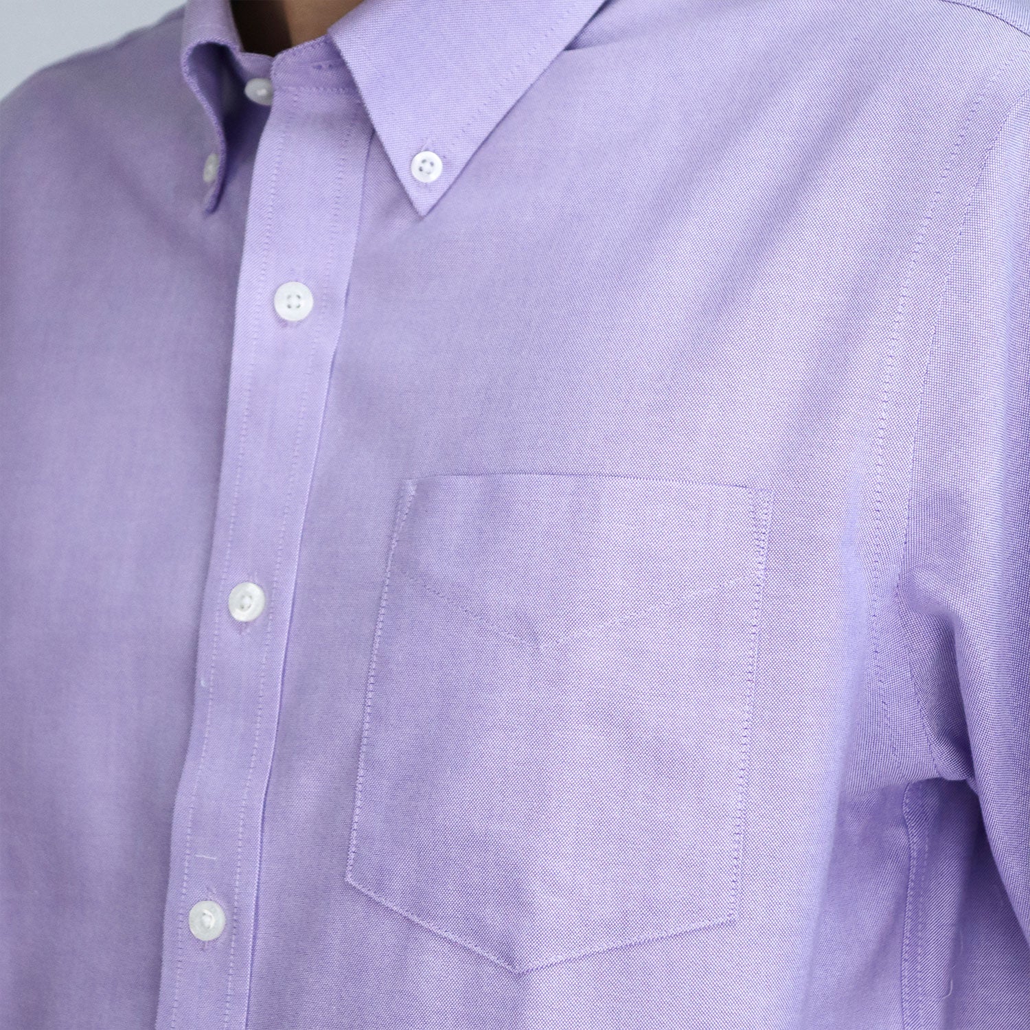 Men's Wrinkle Free Cotton Oxford Short Sleeve Shirt