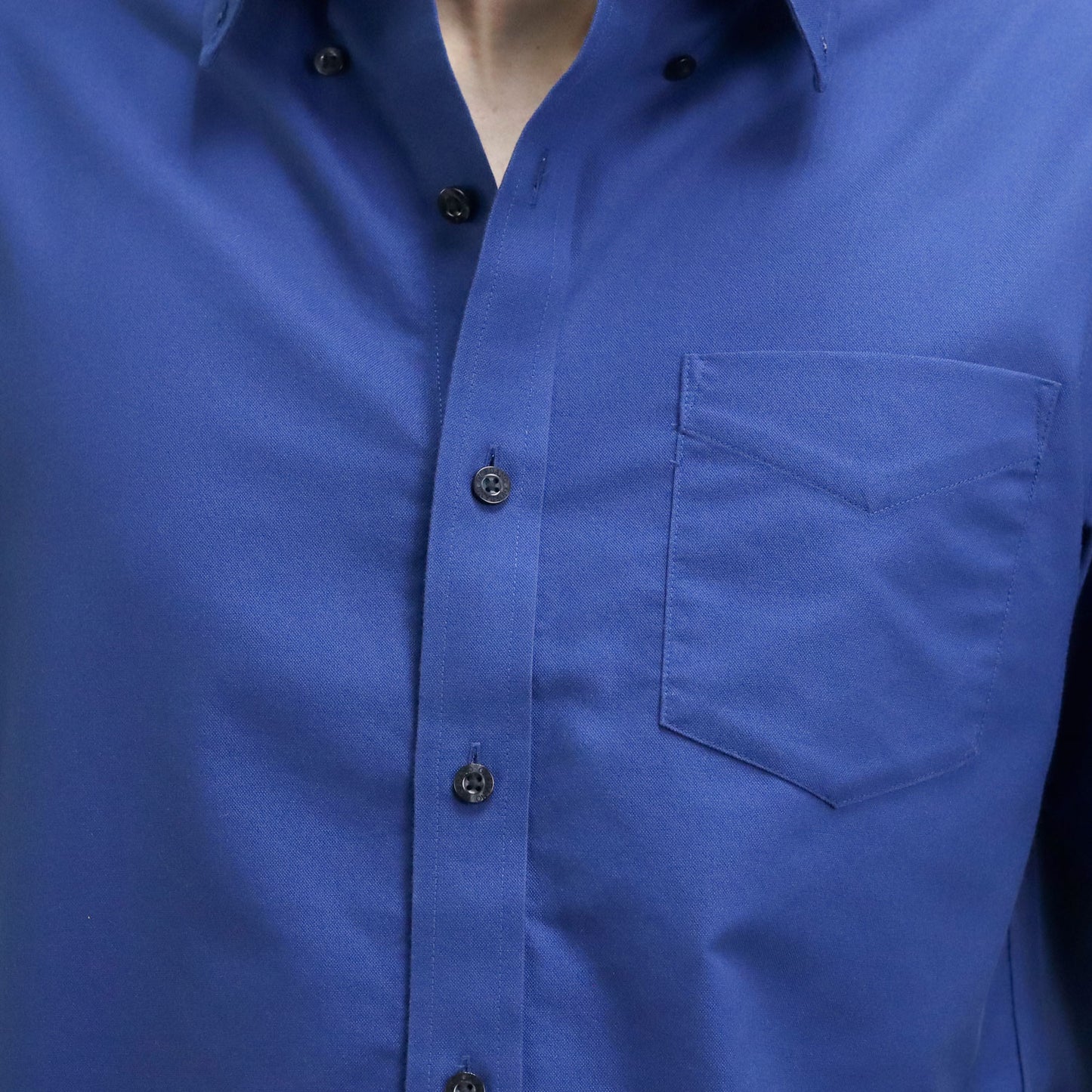 Men's Wrinkle Free Cotton Oxford Short Sleeve Shirt