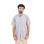 Men's Wrinkle Free Cotton Oxford Short Sleeve Shirt