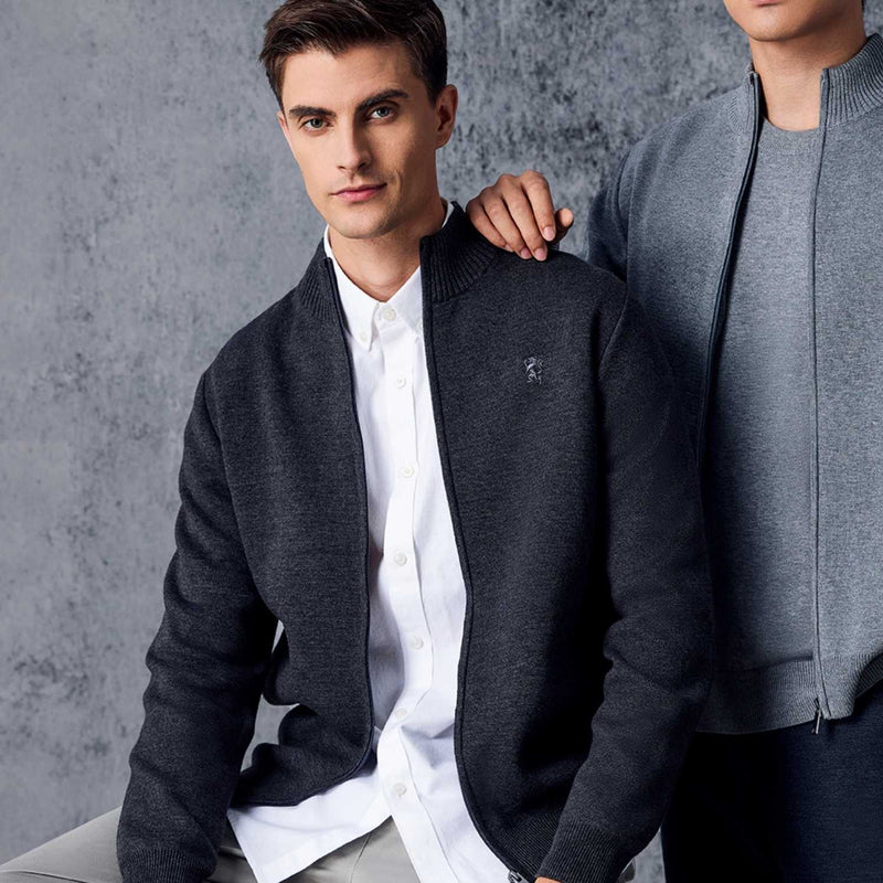 Men's Cotton Blend Cardigan: Cozy & Classic